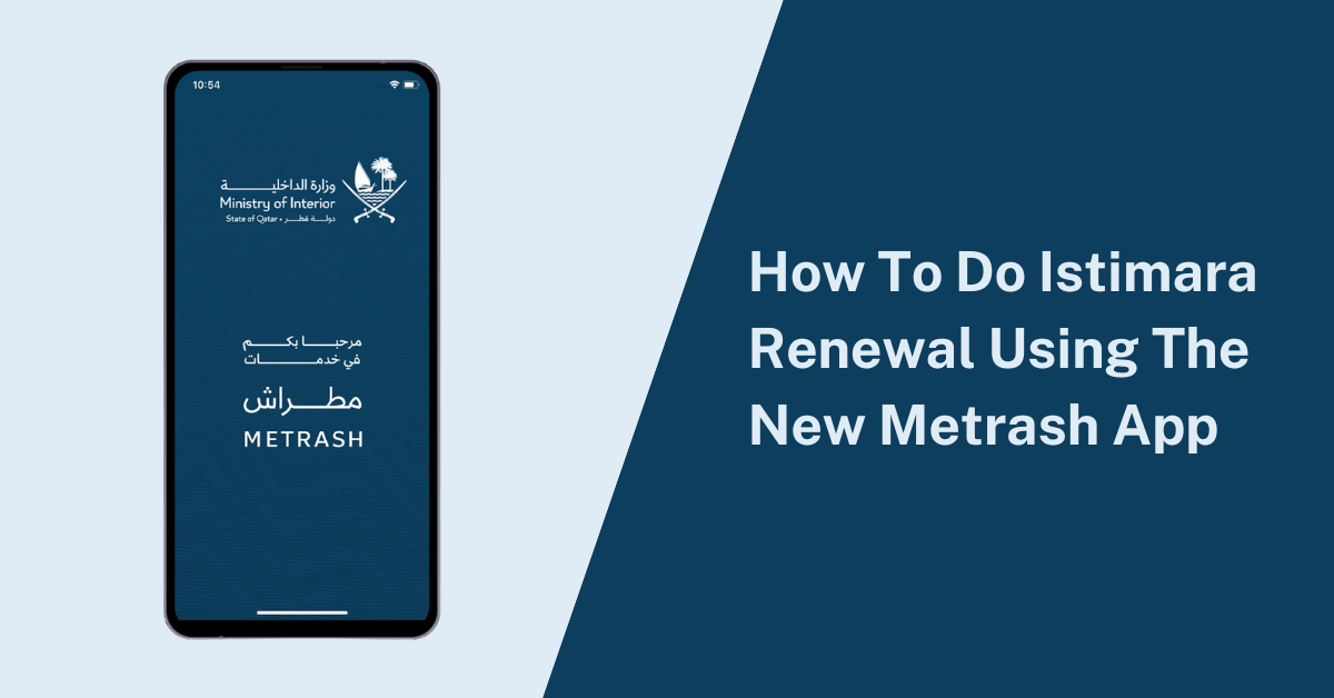How to Do Istimara Renewal in Qatar Using the New Metrash App