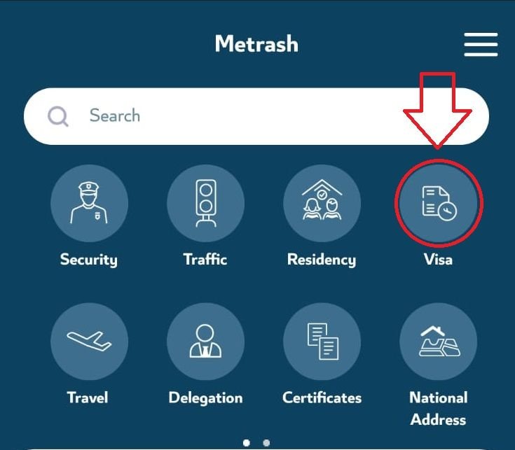 Click on Visa - extend family visit visa qatar